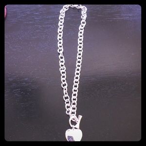 Stainless steel heart necklace